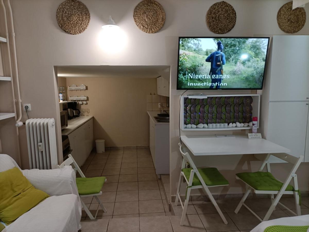 Urban Minimalist Studio Apt. near Pagrati Park Apartment Athena Bagian luar foto